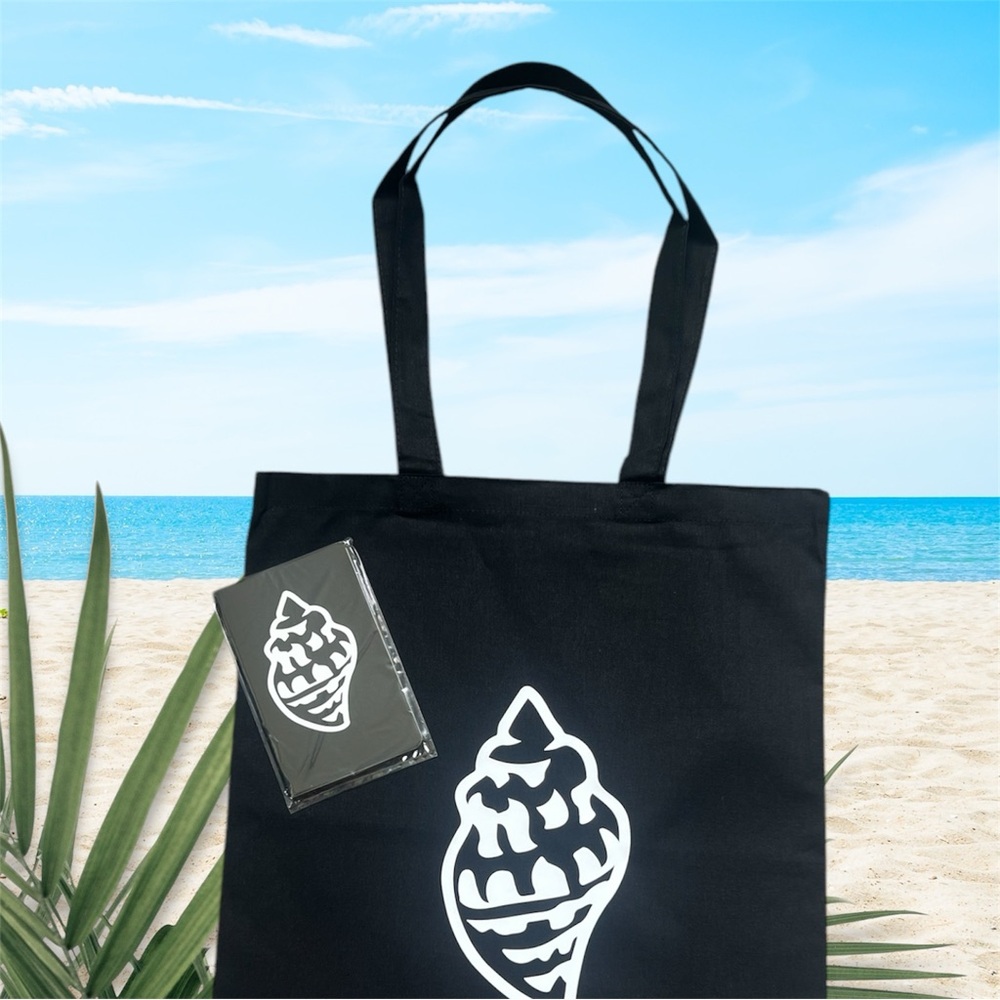 Hawaiian Conch Shell Tote/mini notebook